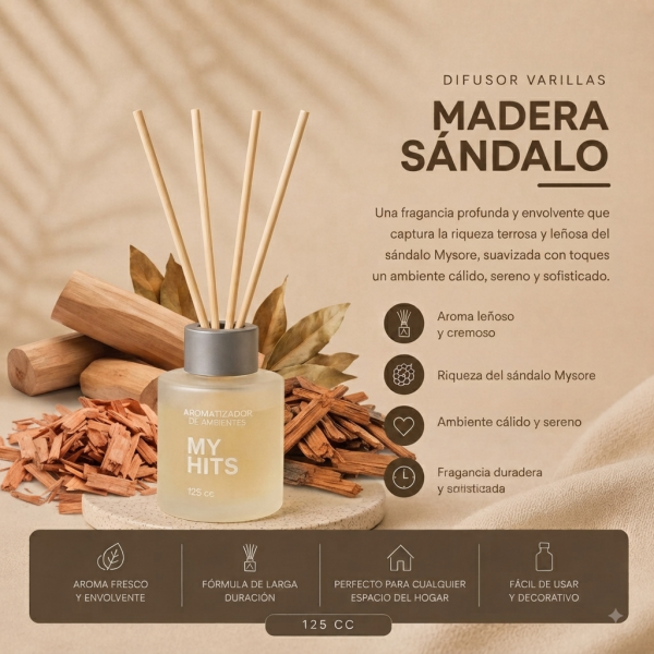 Difusor Varillas 125cc — Intensas