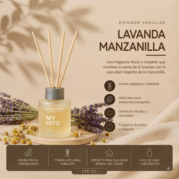 Difusor Varillas 125cc — Florales