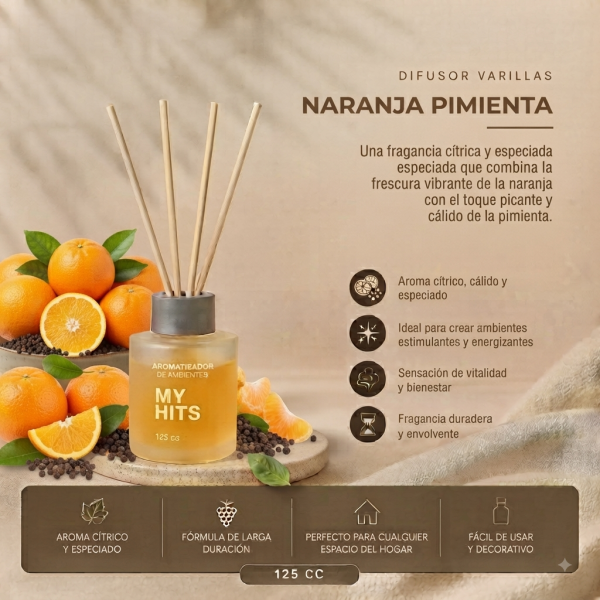 Difusor Varillas 125cc — Frutales