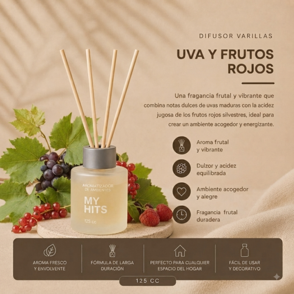 Difusor Varillas 125cc — Frutales