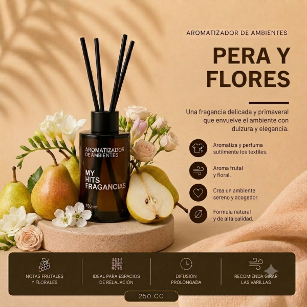 Difusor de Varillas 250cc — Florales