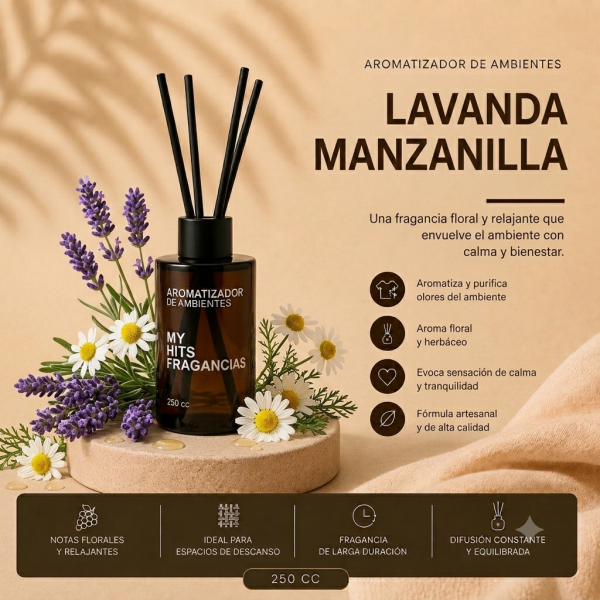 Difusor de Varillas 250cc — Florales