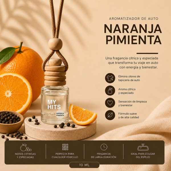 Aromatizador para Auto 10ml — Cítricas