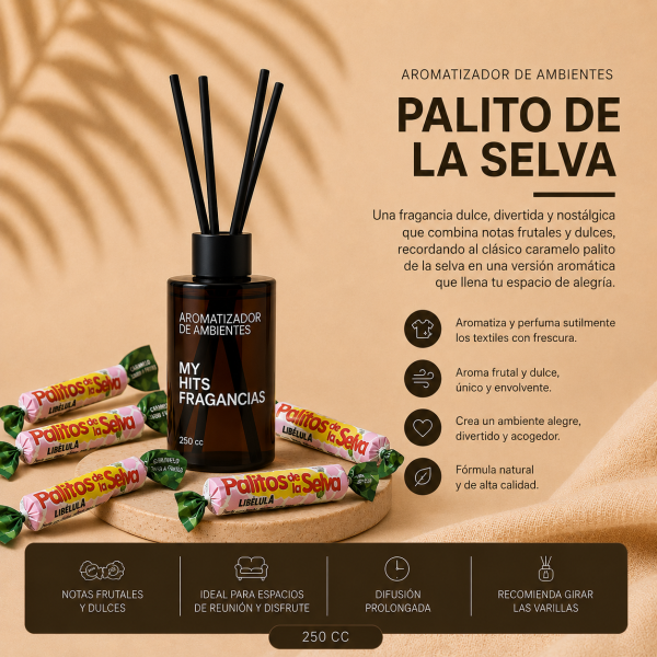Difusor de Varillas 250cc — Dulces y Gourmand