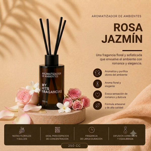 Difusor de Varillas 250cc — Florales